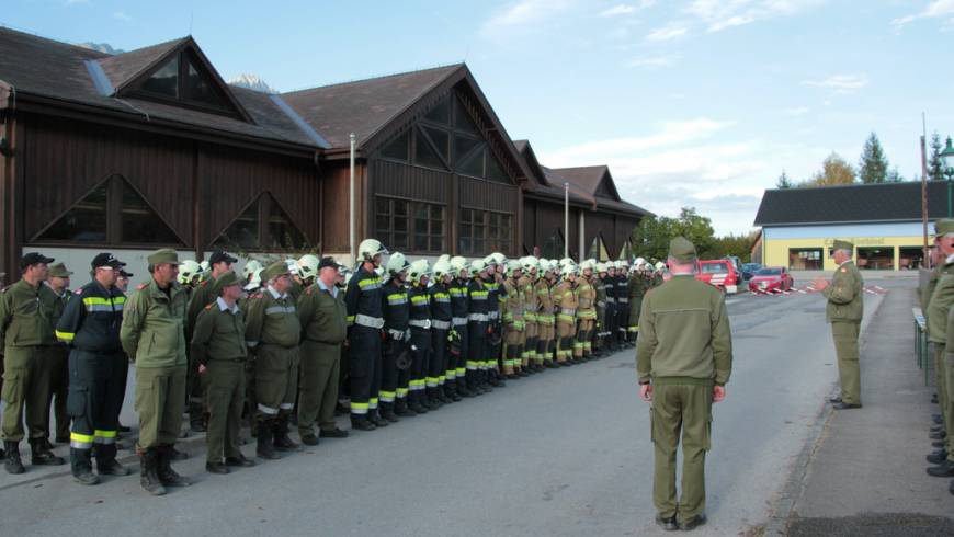 80 Mann absolvierten GAB I & II in Öblarn