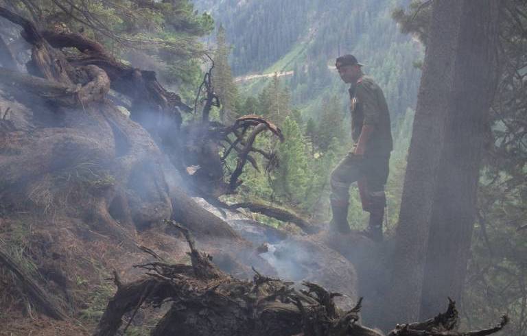 Waldbrand in der Kleinsölk