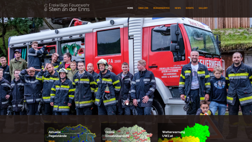 Homepage in neuem Design