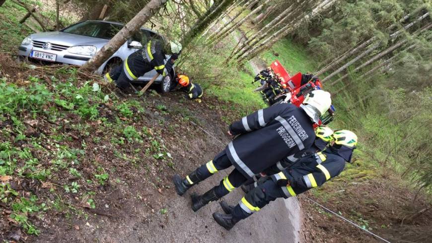 Fahrzeugbergung am Pruggererberg