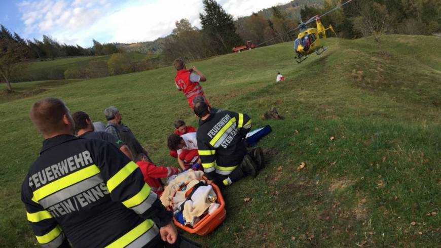 Schwerer Unfall in der Kleinsölk