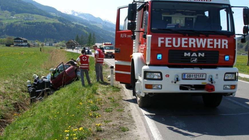 Verkehrsunfall kurz vor Stein/Enns