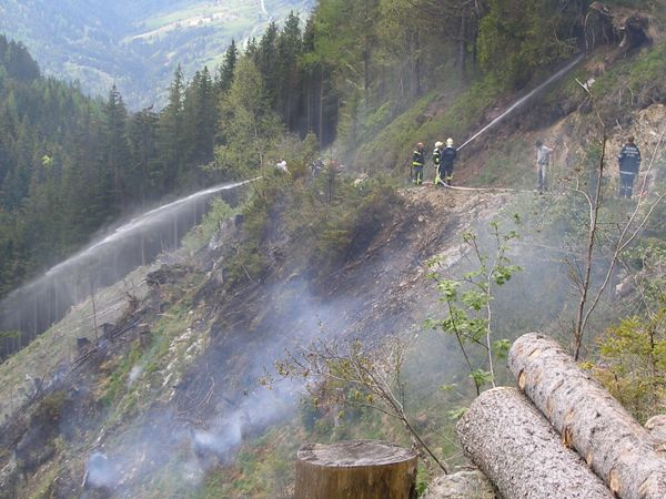 Flächenbrand in Großsölk