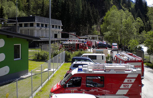 20 Feuerwehren kämpften gegen Überflutung im Kraftwerk Stein