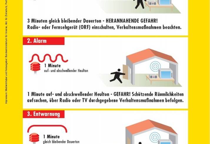 Zivilschutz-Probealarm am 01.10.2016