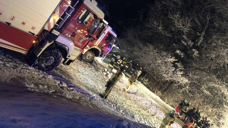 Verkehrsunfall am Pruggererberg