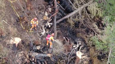 Waldbrand im Kleinsölktal