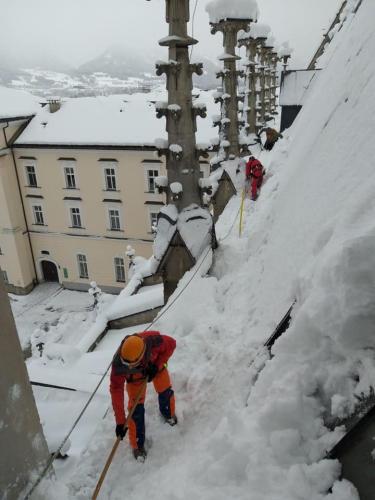 Unwetter - Schneeeinsatz - Stift Admont